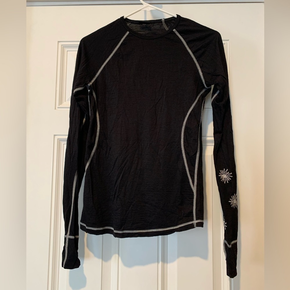 Merino wool long sleeve shirt